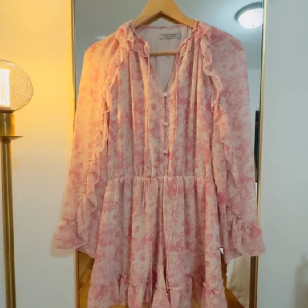 All Saints Flora Rosa Romper Pink XS / US 2